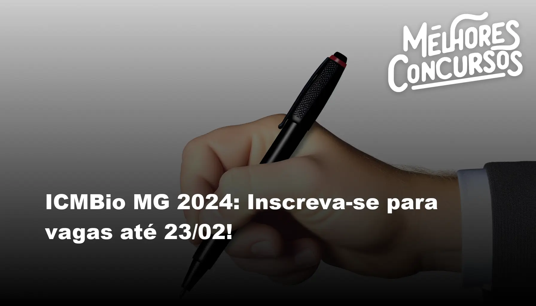 ICMBio MG 2024 Inscreva se para vagas até 23 02