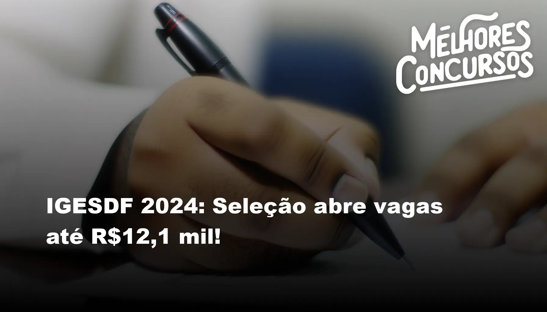 Igesdf Sele O Abre Vagas At R Mil