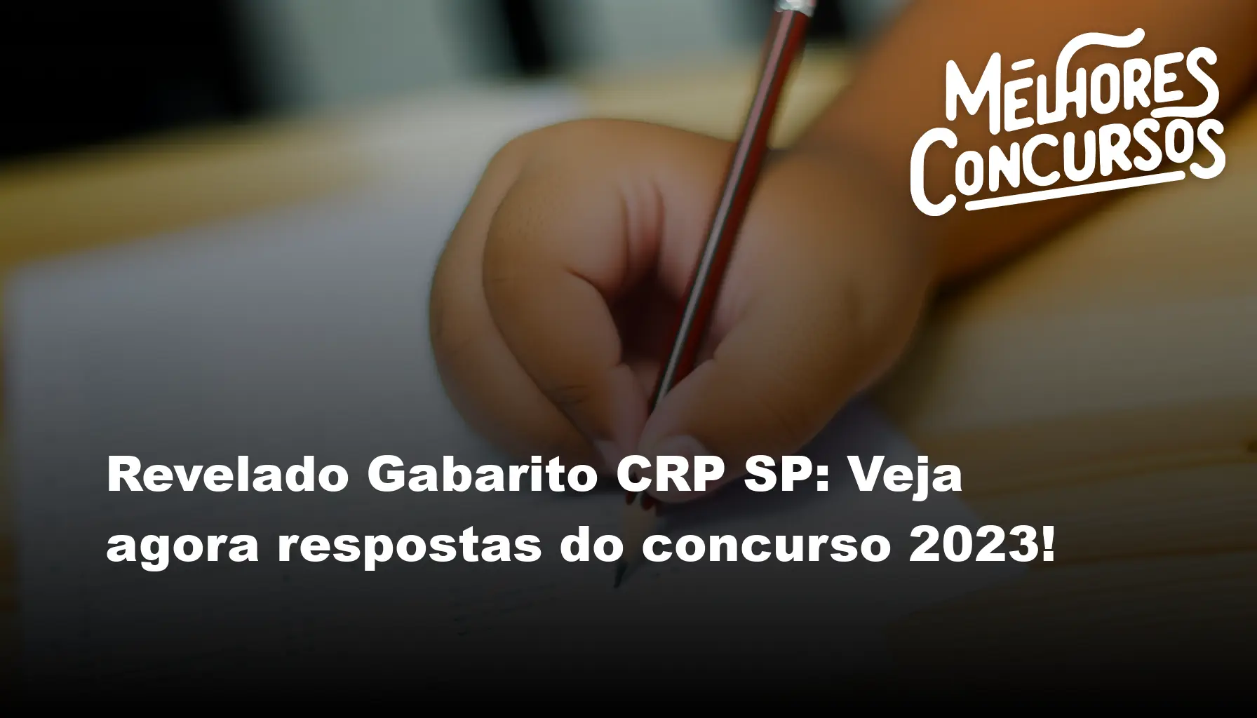 Revelado Gabarito CRP SP Veja Agora Respostas Do Concurso 2023