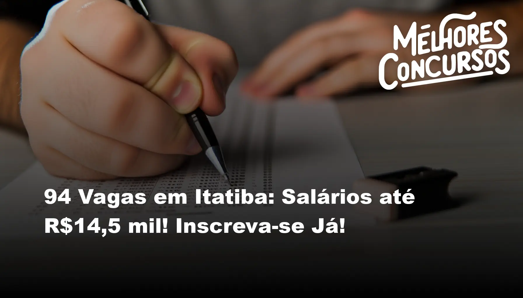 94 Vagas em Itatiba: Salários até R$14,5 mil! Inscreva-se Já!