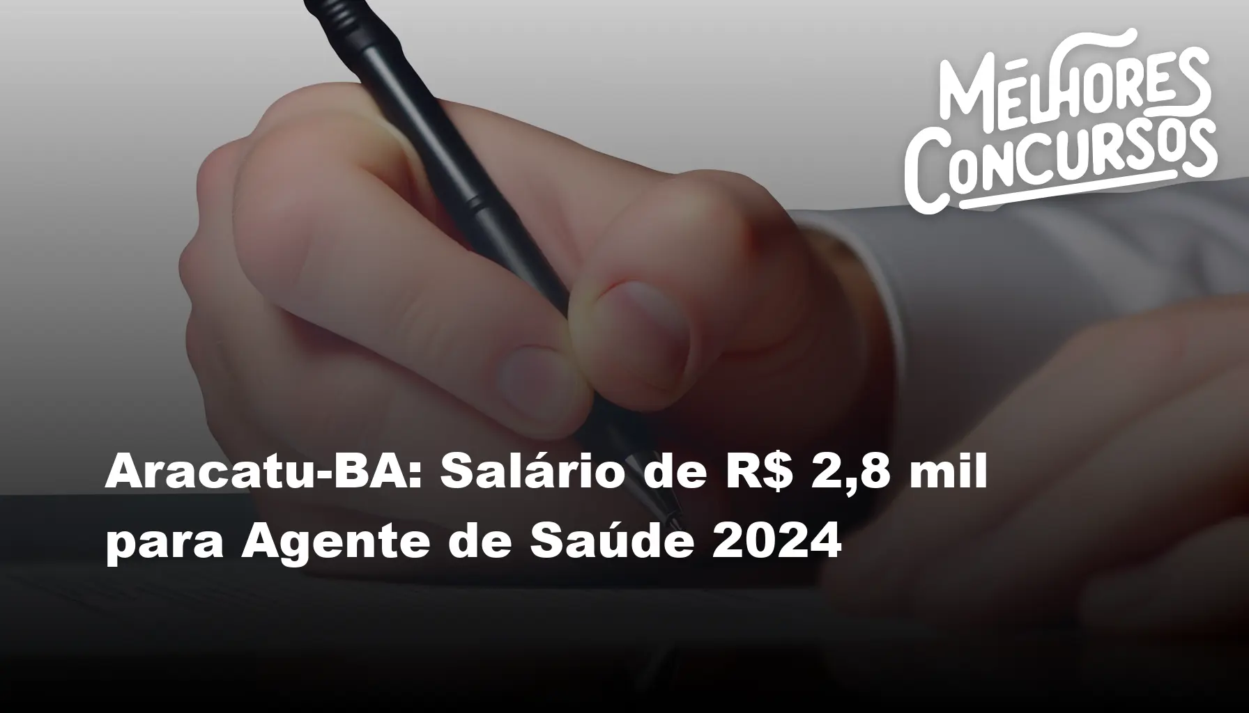 Aracatu-BA: Salário de R$ 2,8 mil para Agente de Saúde 2024