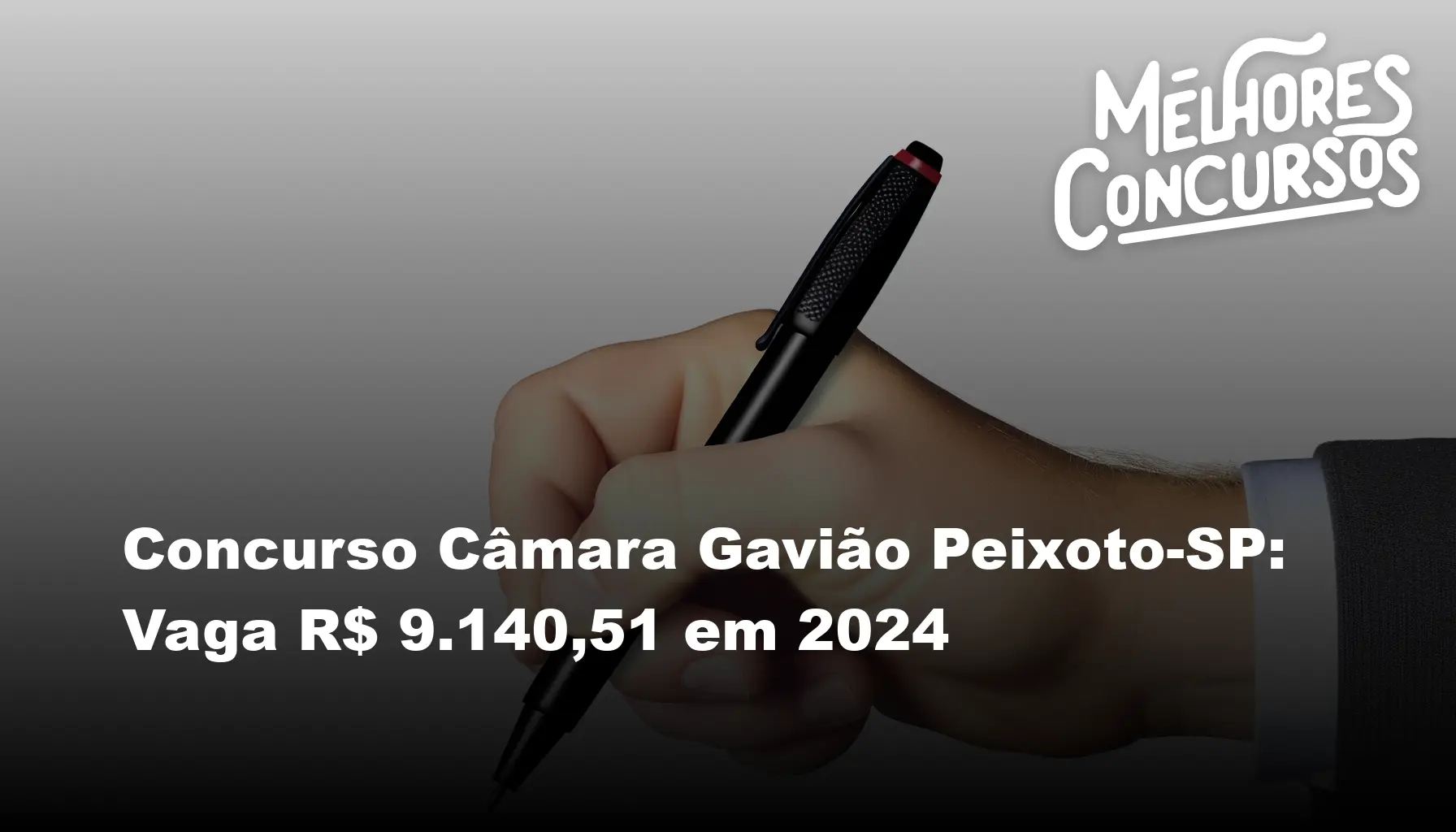 Concurso Câmara Gavião Peixoto-SP: Vaga R$ 9.140,51 em 2024