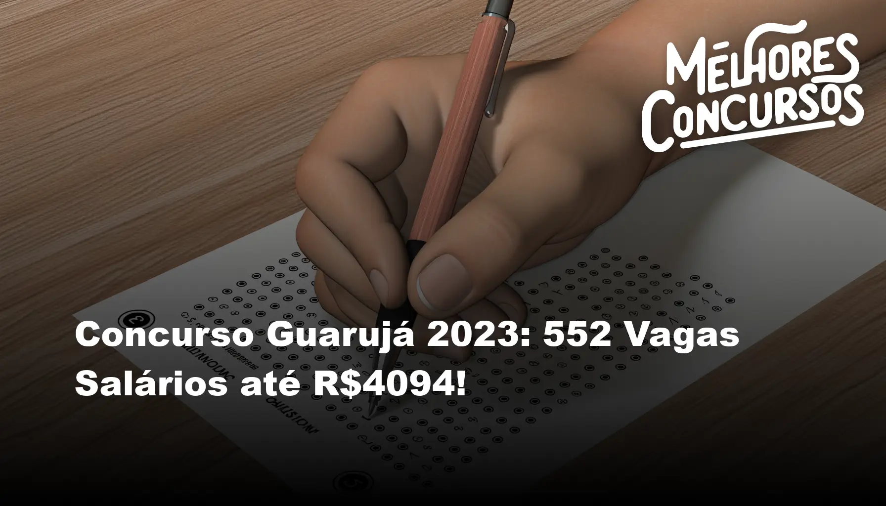 Concurso Guarujá 2023: 552 Vagas Salários até R$4094!