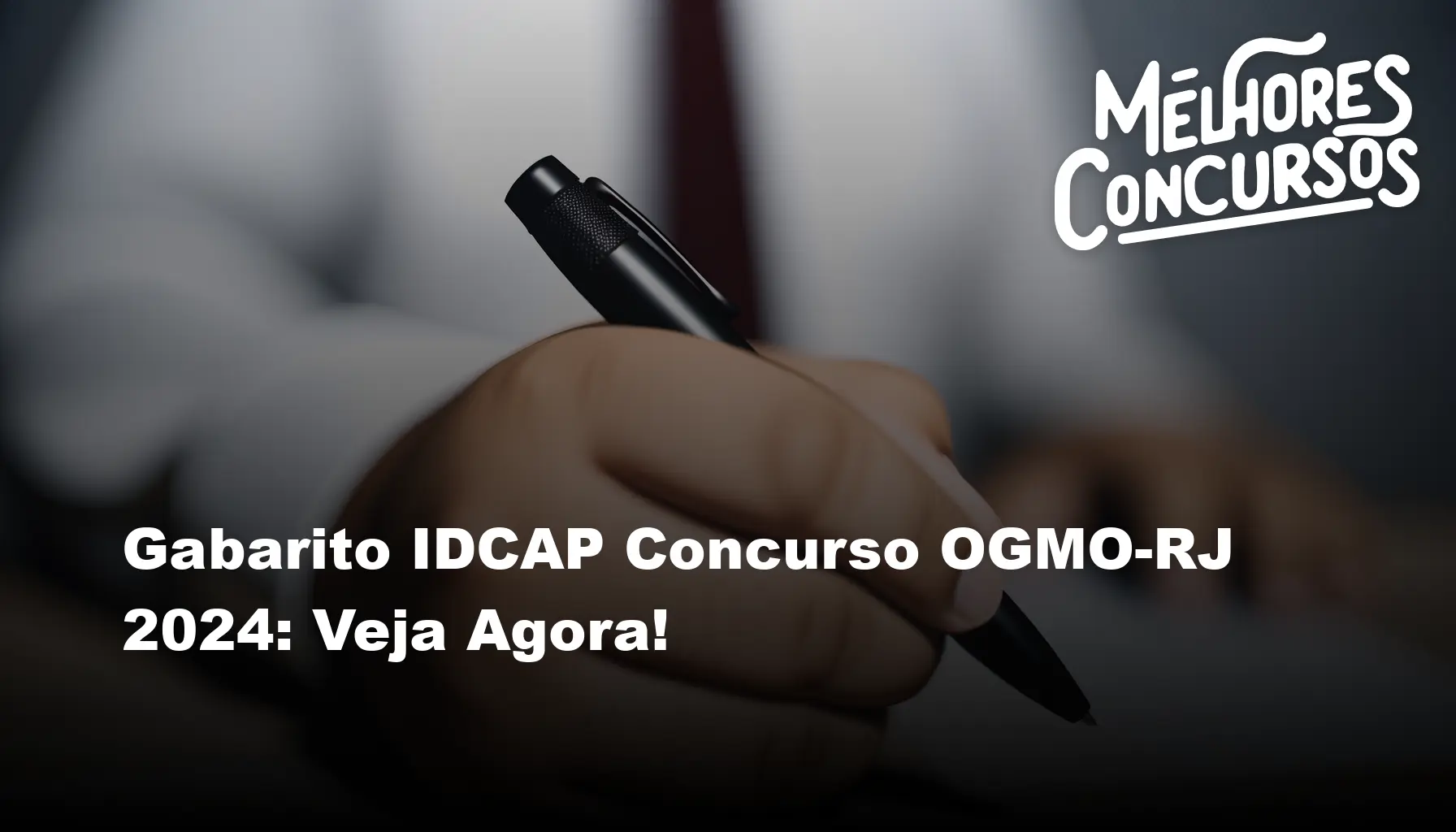 Gabarito IDCAP Concurso OGMO-RJ 2024: Veja Agora!