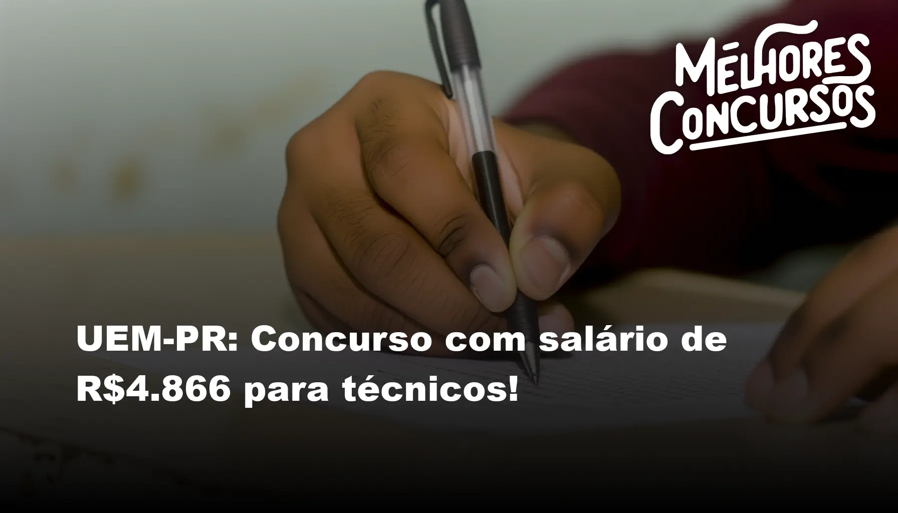UEM-PR: Concurso com salário de R$4.866 para técnicos!