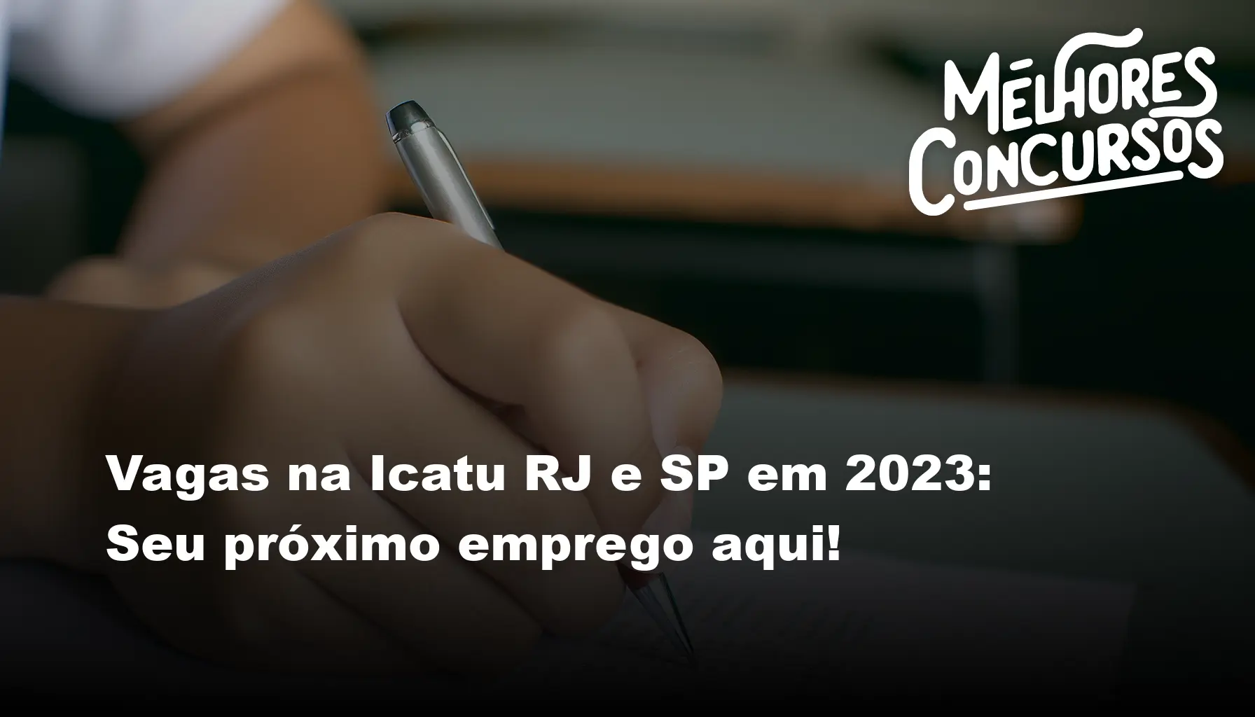 Vagas na Icatu RJ e SP em 2023: Seu próximo emprego aqui!
